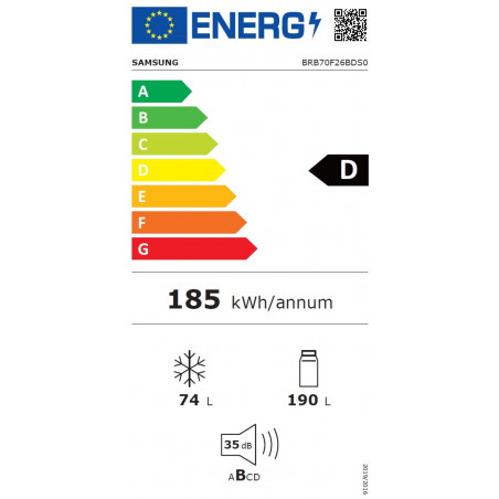 Réfrigérateur congélateur SAMSUNG BRB70F26BDS0