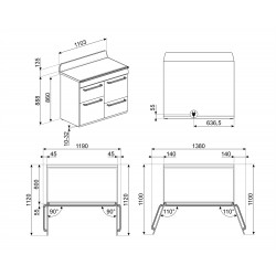 Cuisinière SMEG TR4110IBL2