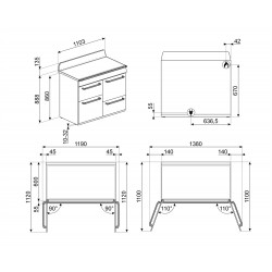 Cuisinière SMEG TR4110AZ