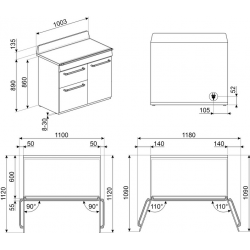 Cuisinière SMEG TR103IP2