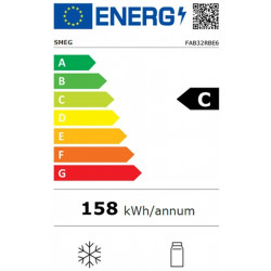 Réfrigérateur congélateur SMEG FAB32RBE6