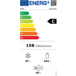 Réfrigérateur congélateur SMEG FAB32RPG6