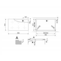 Plaque de cuisson SMEG SI1M4954D