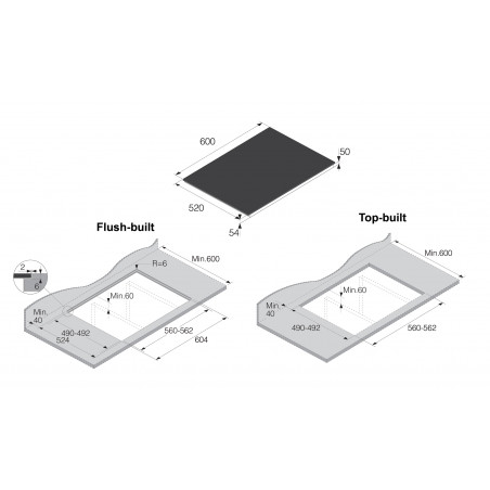 Plaque de cuisson ASKO HI2643FMG1