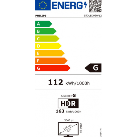 Télévision PHILIPS 65OLED950/12