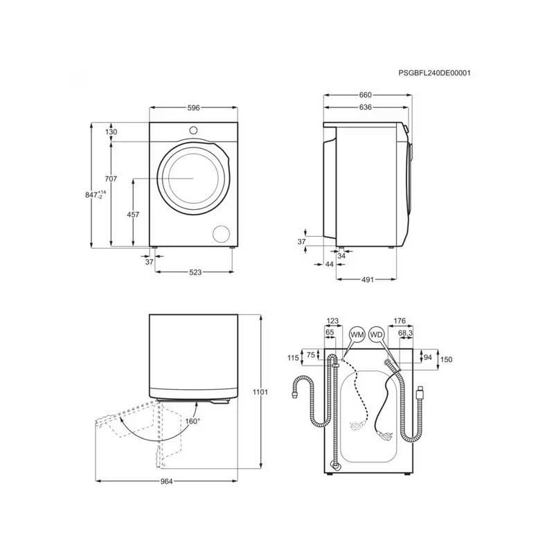 Lave Linge AEG LFR85B114Q