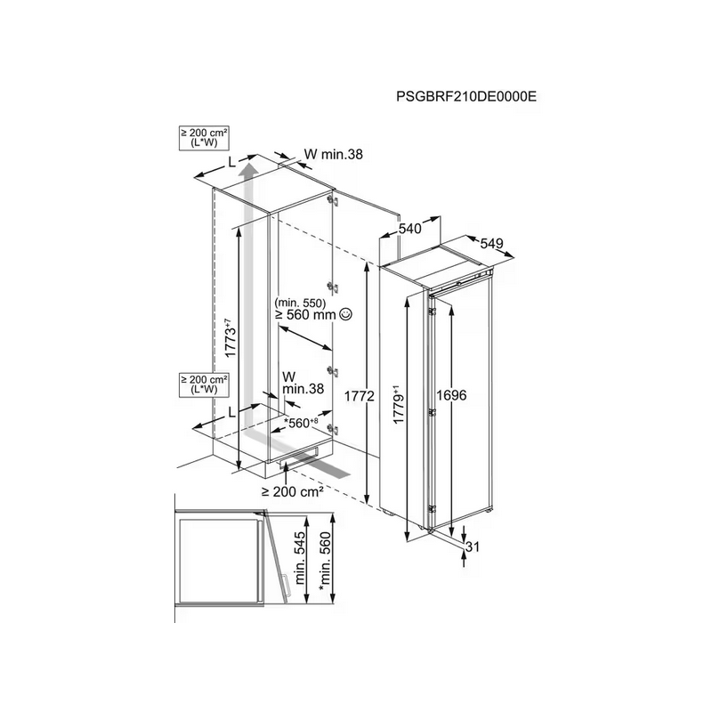 Congélateur AEG TB7NA181ES
