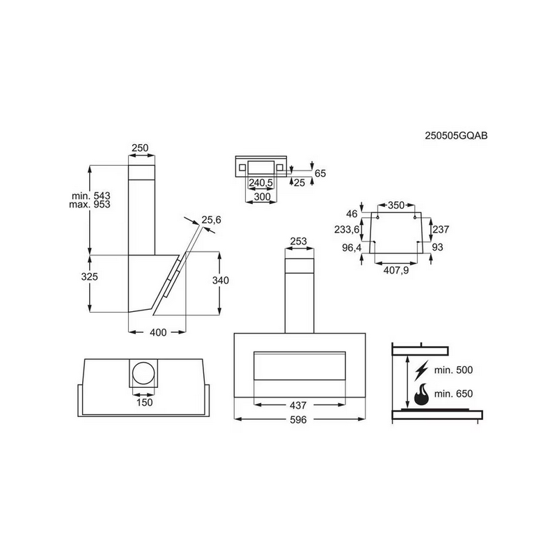 Hotte ELECTROLUX LFV326W