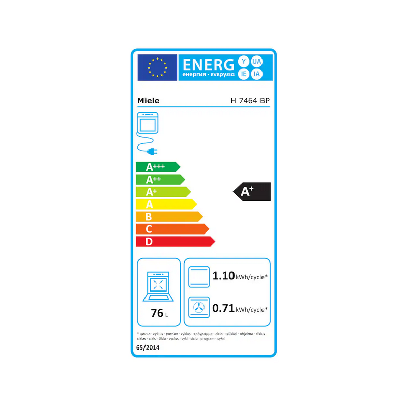 Four MIELE H7464BP INOX