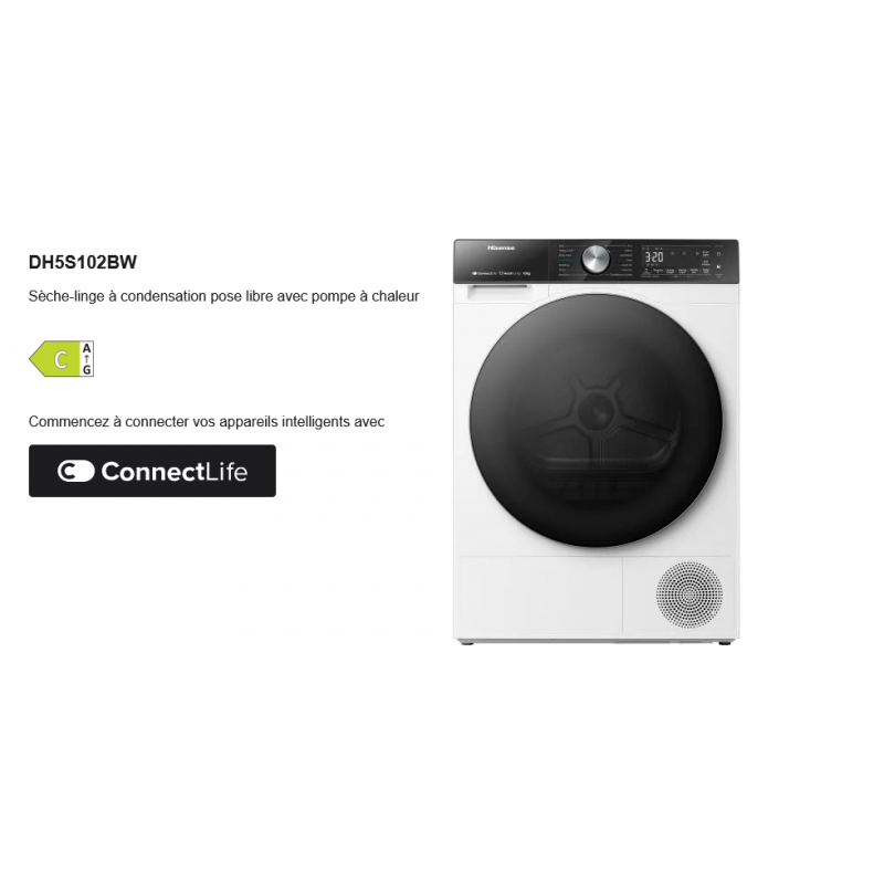Sèche Linge HISENSE DH5S102BW