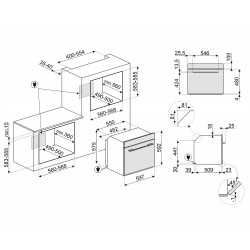 Four SMEG SO6106WAPB3