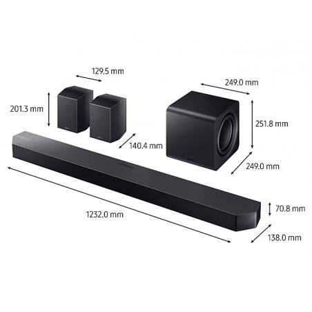 Barre de son SAMSUNG HW-Q990F/XE