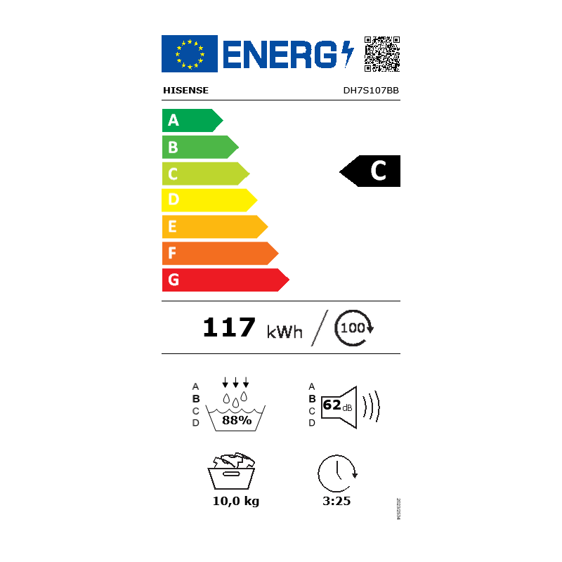 Sèche Linge HISENSE DH7S107BB
