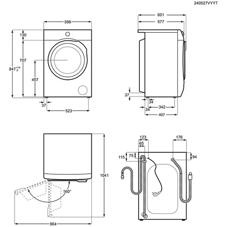 Lave Linge ELECTROLUX EW6FI5814BA