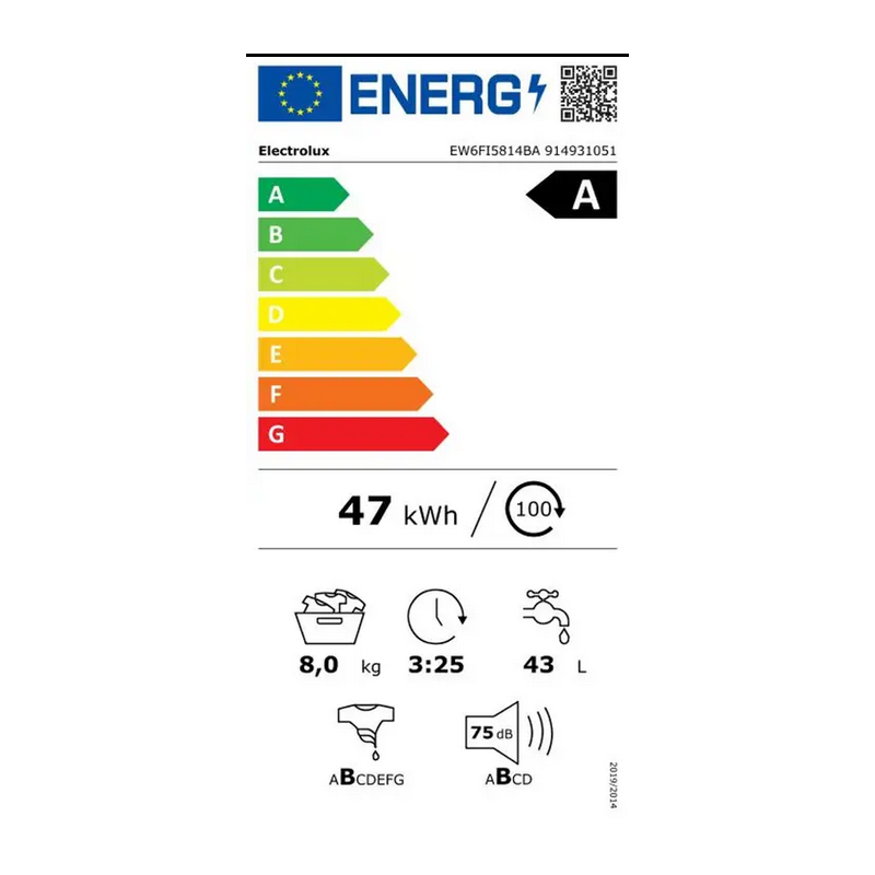 Lave Linge ELECTROLUX EW6FI5814BA