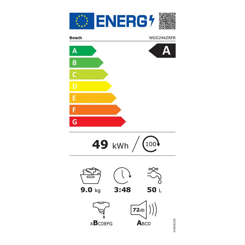 Lave Linge BOSCH WGG244ZRFR