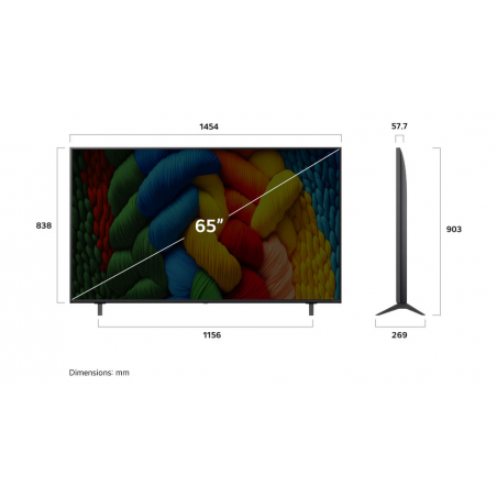 Télévision LG 65NANO81A6A.AEU