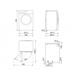 Lave Linge SMEG WDN064SLDIN