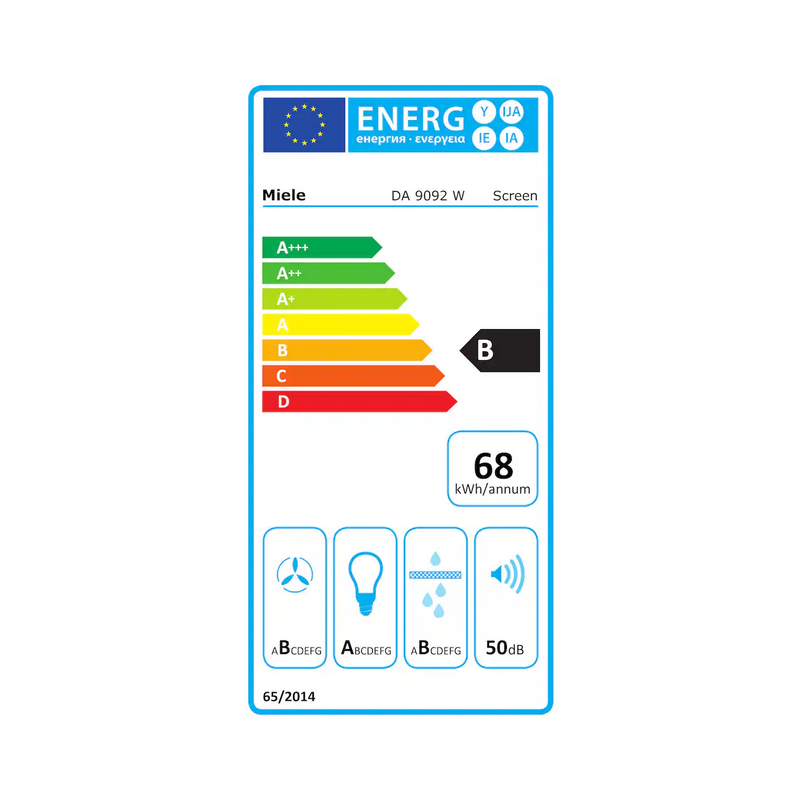 Hotte MIELE DA 9092 W