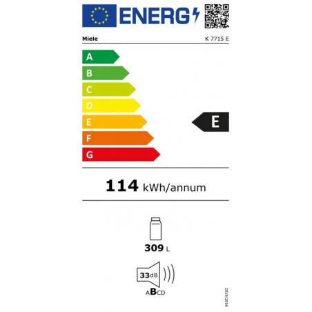 Réfrigérateur Une Porte MIELE K 7715 E