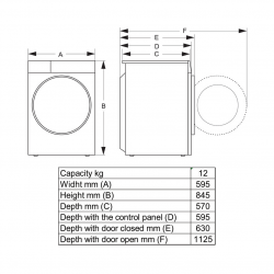 Lave Linge HISENSE WD5I1245BWRH