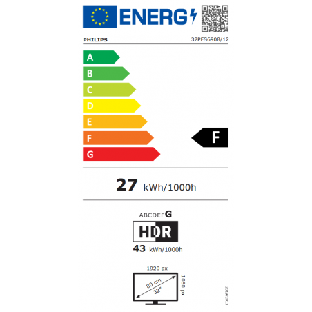 Télévision PHILIPS 32PFS6908/12 DCB