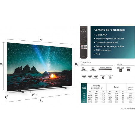 PHILIPS 43PUS7609/12 DCB