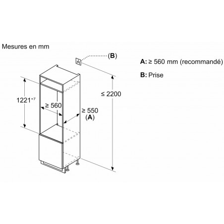Réfrigérateur Une Porte BOSCH KIR415SE0