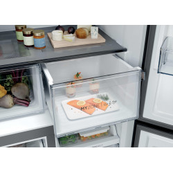 Réfrigérateur congélateur HAIER HCR39F19EWMM
