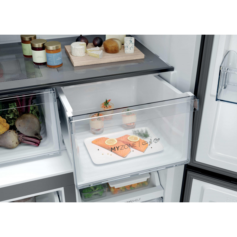 Réfrigérateur congélateur HAIER HCR39F19EWMM