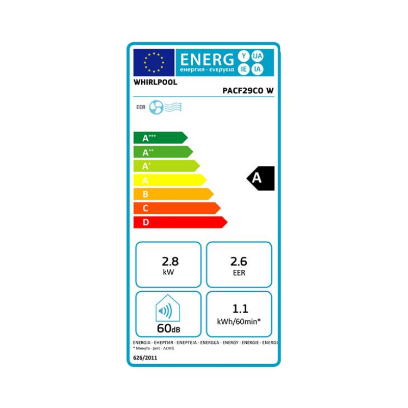 Ventilateur / Climatiseur WHIRLPOOL PACF29COW
