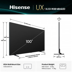 Télévision HISENSE 100UXQ