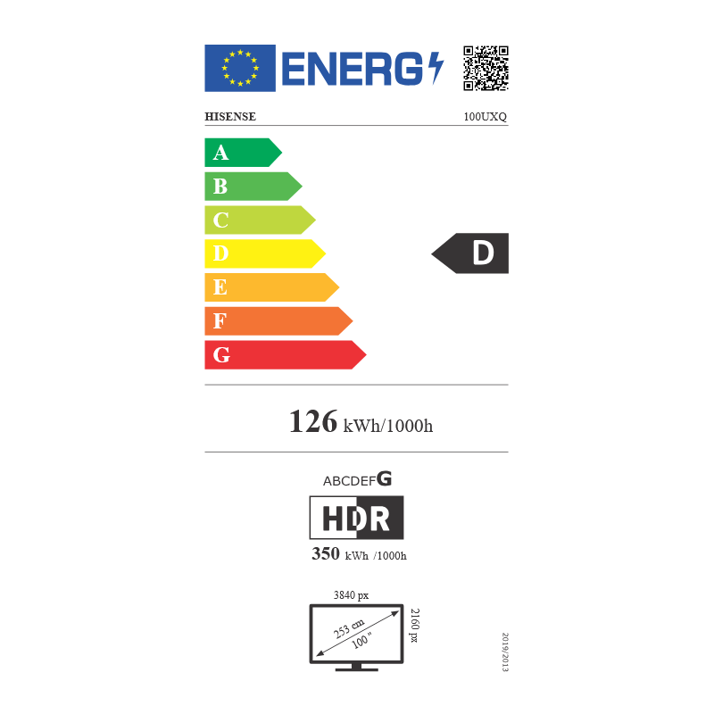 Télévision HISENSE 100UXQ