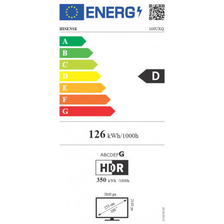 Télévision HISENSE 100UXQ