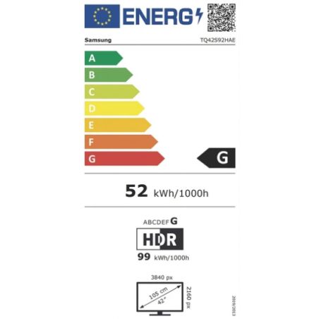 Télévision SAMSUNG TQ42S92H