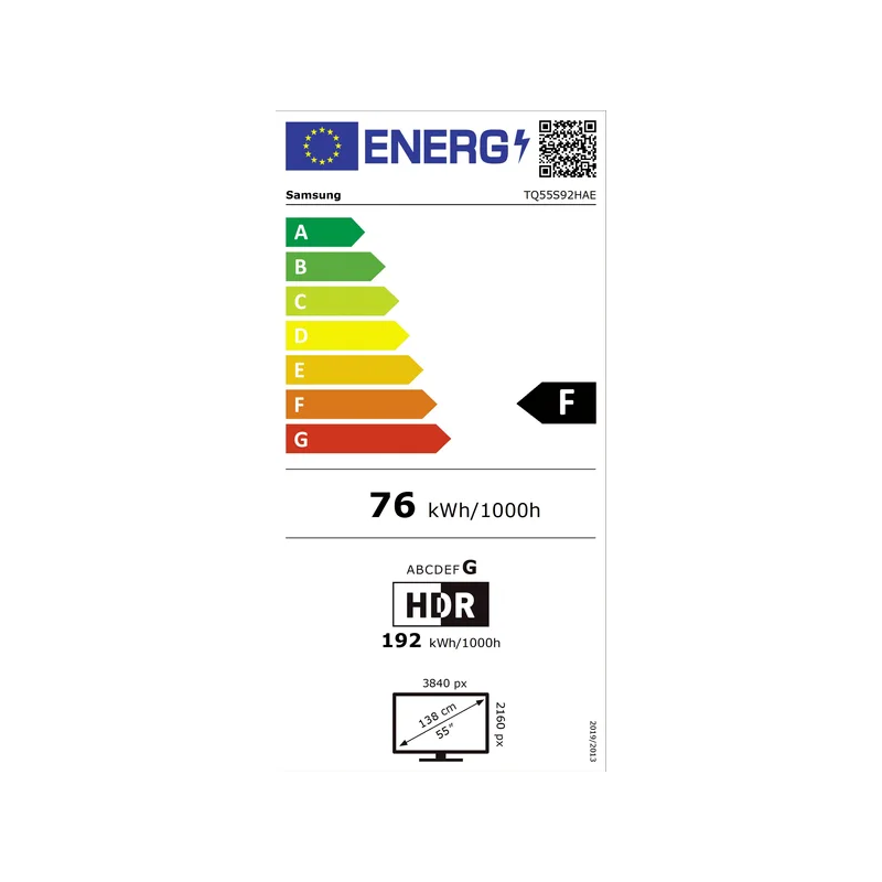 Télévision SAMSUNG TQ55S92H