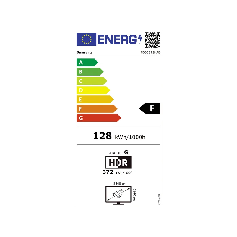 Télévision SAMSUNG TQ83S92H
