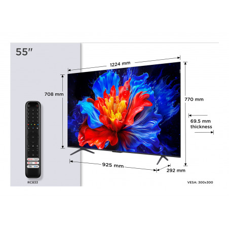 Télévision TCL 55P8K