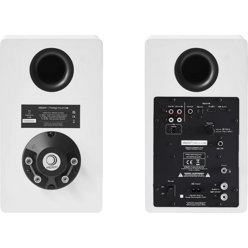 Bluetooth / Sans fil ELIPSON PRESTIGE FACET II 6 ACTIVE BT BLANC MAT