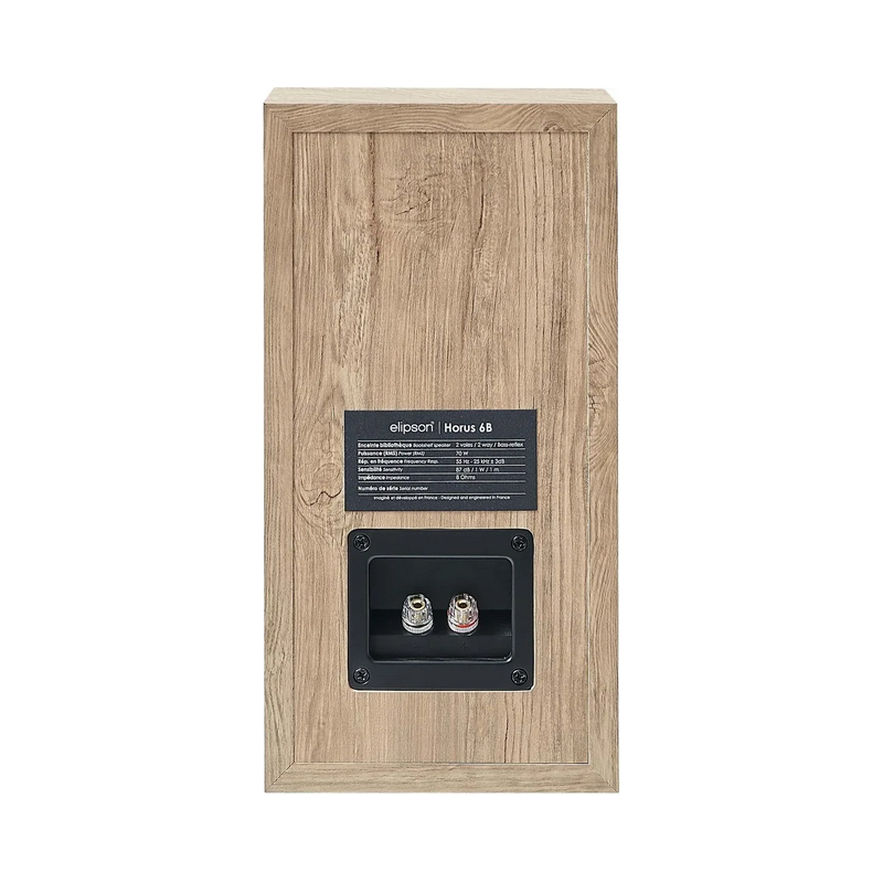 Enceintes compactes ELIPSON HORUS 6B BOIS CLAIR