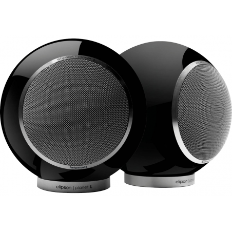 Enceintes compactes ELIPSON PLANET L PERFORMANCE NOIR LAQUÉ