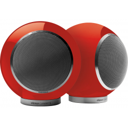 Enceintes compactes ELIPSON PLANET L PERFORMANCE ROUGE LAQUÉ