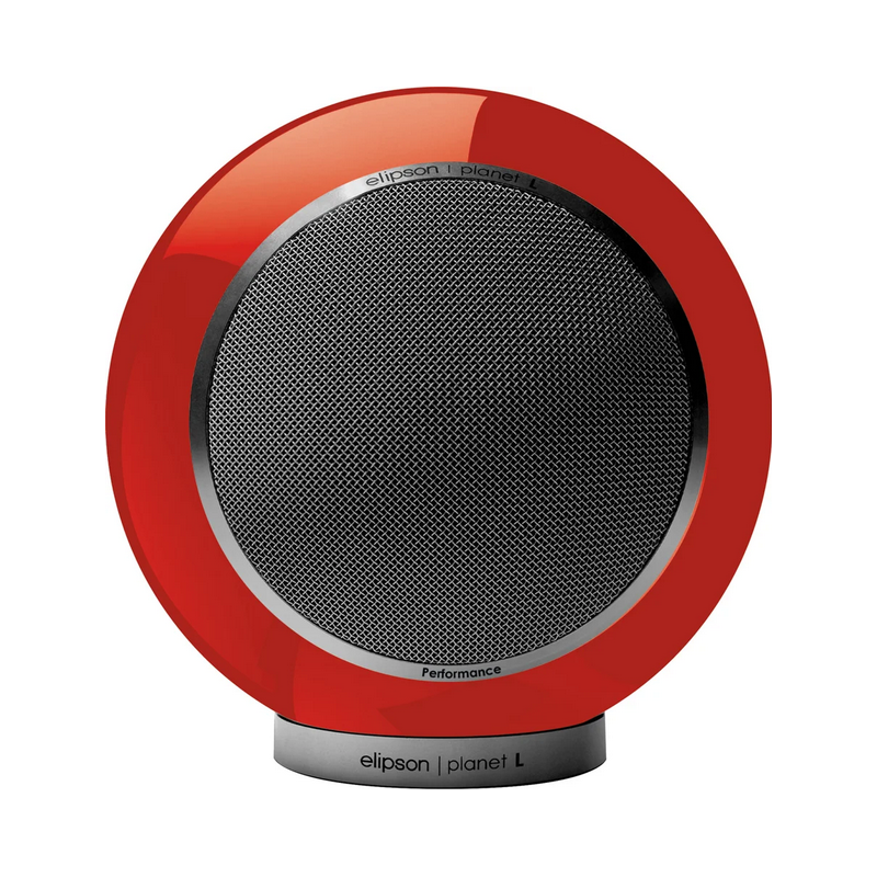 Enceintes compactes ELIPSON PLANET L PERFORMANCE ROUGE LAQUÉ