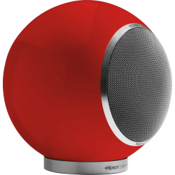 Enceintes compactes ELIPSON PLANET L PERFORMANCE ROUGE LAQUÉ