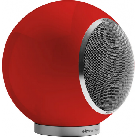 Enceintes compactes ELIPSON PLANET L PERFORMANCE ROUGE LAQUÉ