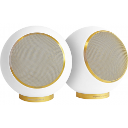 Enceintes compactes ELIPSON PLANET L PERFORMANCE BLANC MAT GOLD