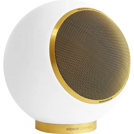 Enceintes compactes ELIPSON PLANET L PERFORMANCE BLANC MAT GOLD