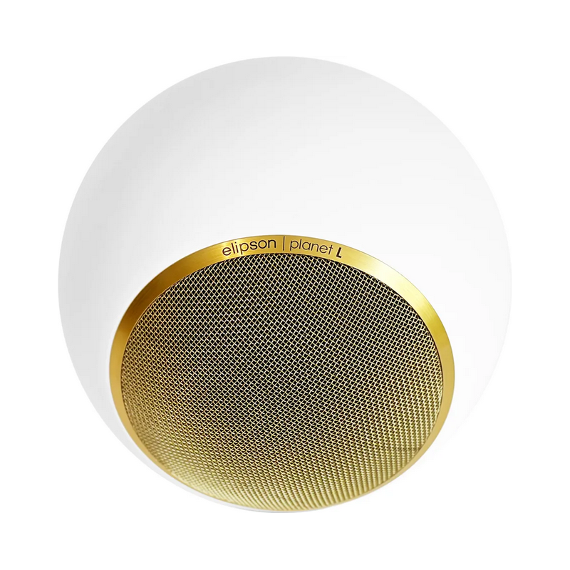 Enceintes compactes ELIPSON PLANET L PERFORMANCE BLANC MAT GOLD