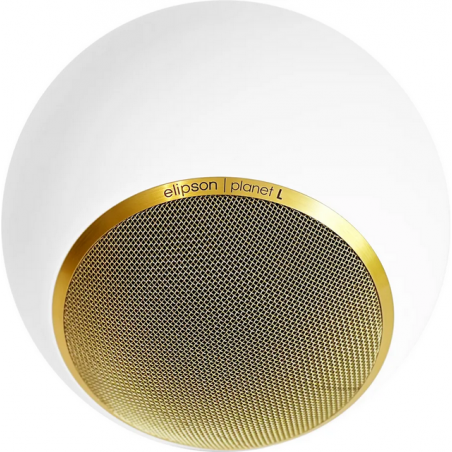 Enceintes compactes ELIPSON PLANET L PERFORMANCE BLANC MAT GOLD
