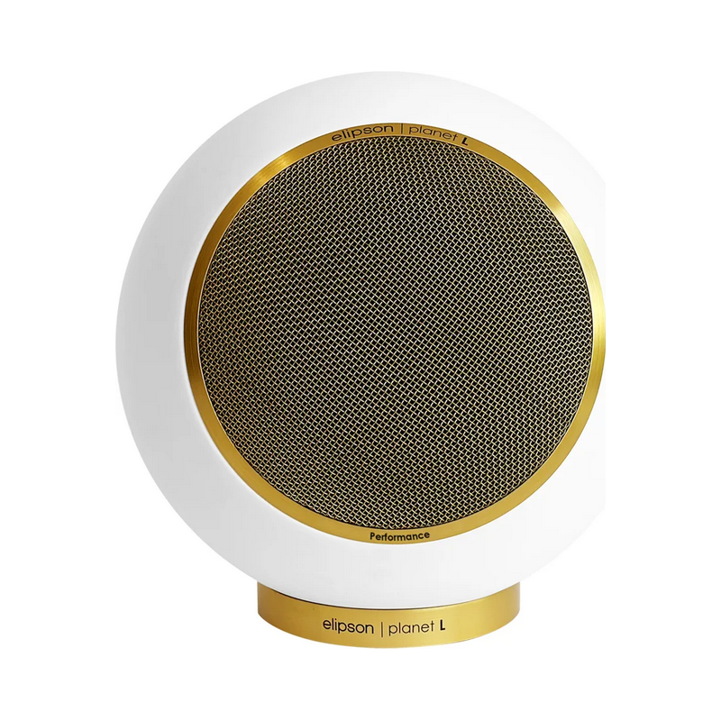 Enceintes compactes ELIPSON PLANET L PERFORMANCE BLANC MAT GOLD